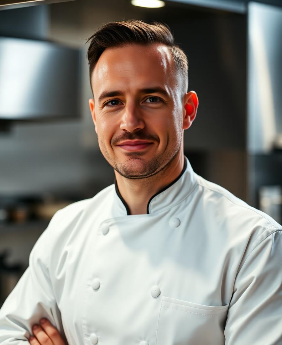 Küchenchef Antoine Mercier