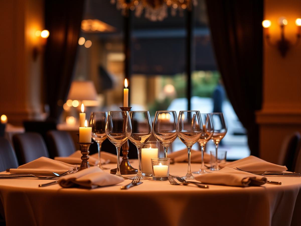 Gedeckter Tisch